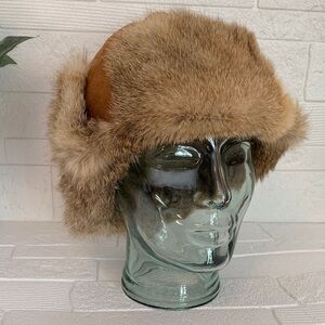 Real Coyote Fur Trapper Hat